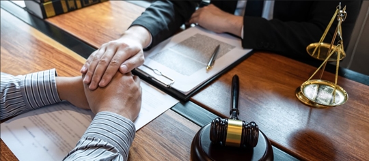 lawyer's desk