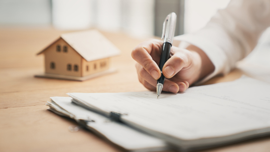 Real estate buying and selling concept